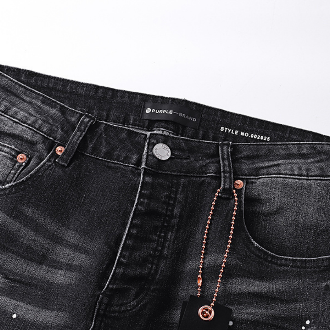 Purple Flared Jeans