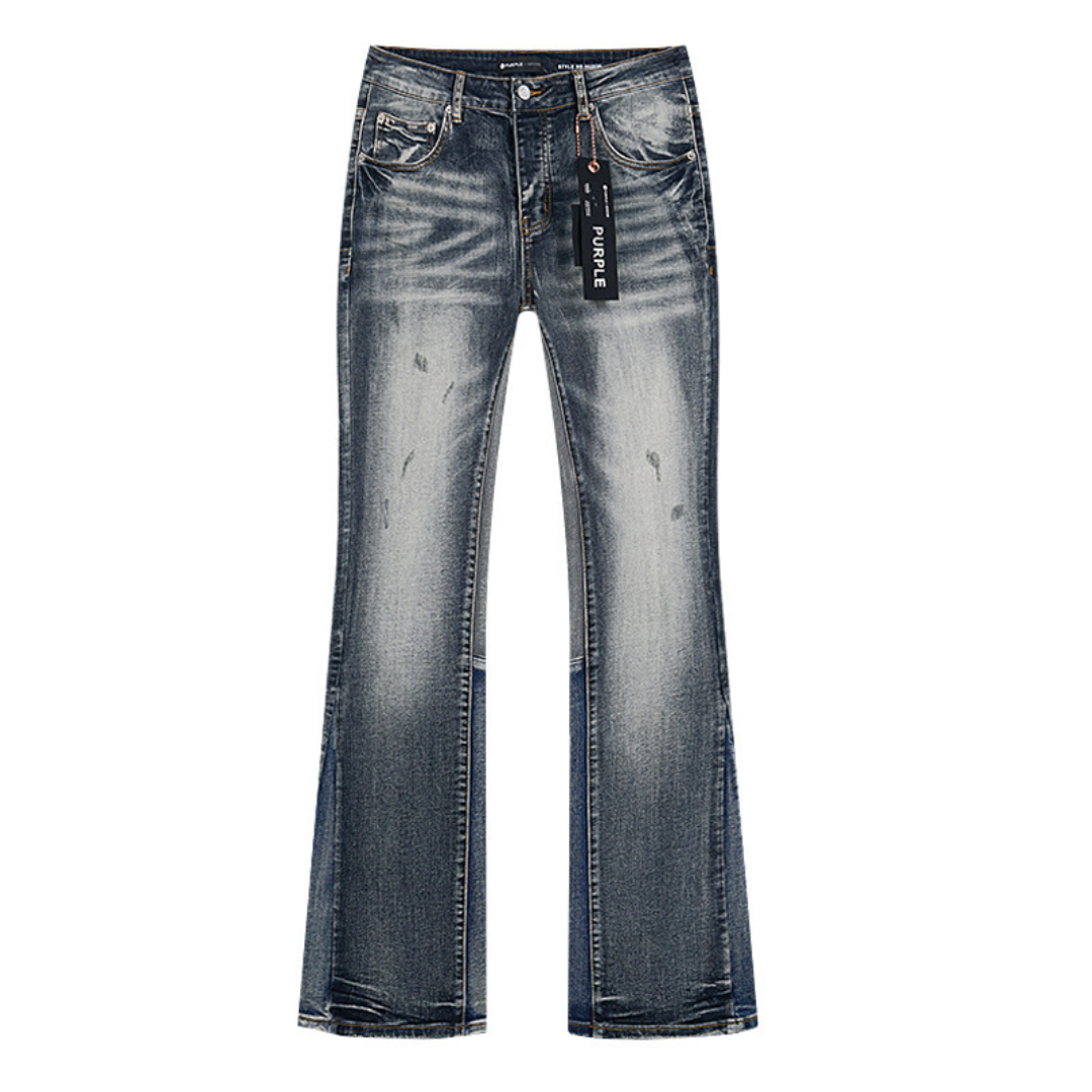 Purple Flared Jeans