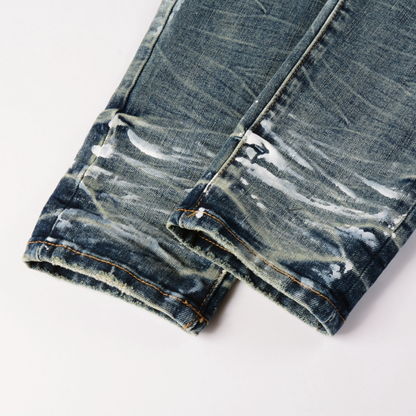 Purple Gradient Blue Jeans