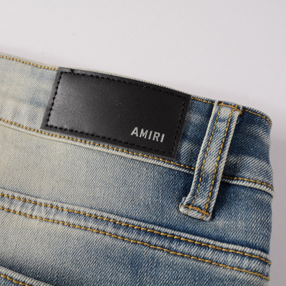 Amr Camo Logo Jeans