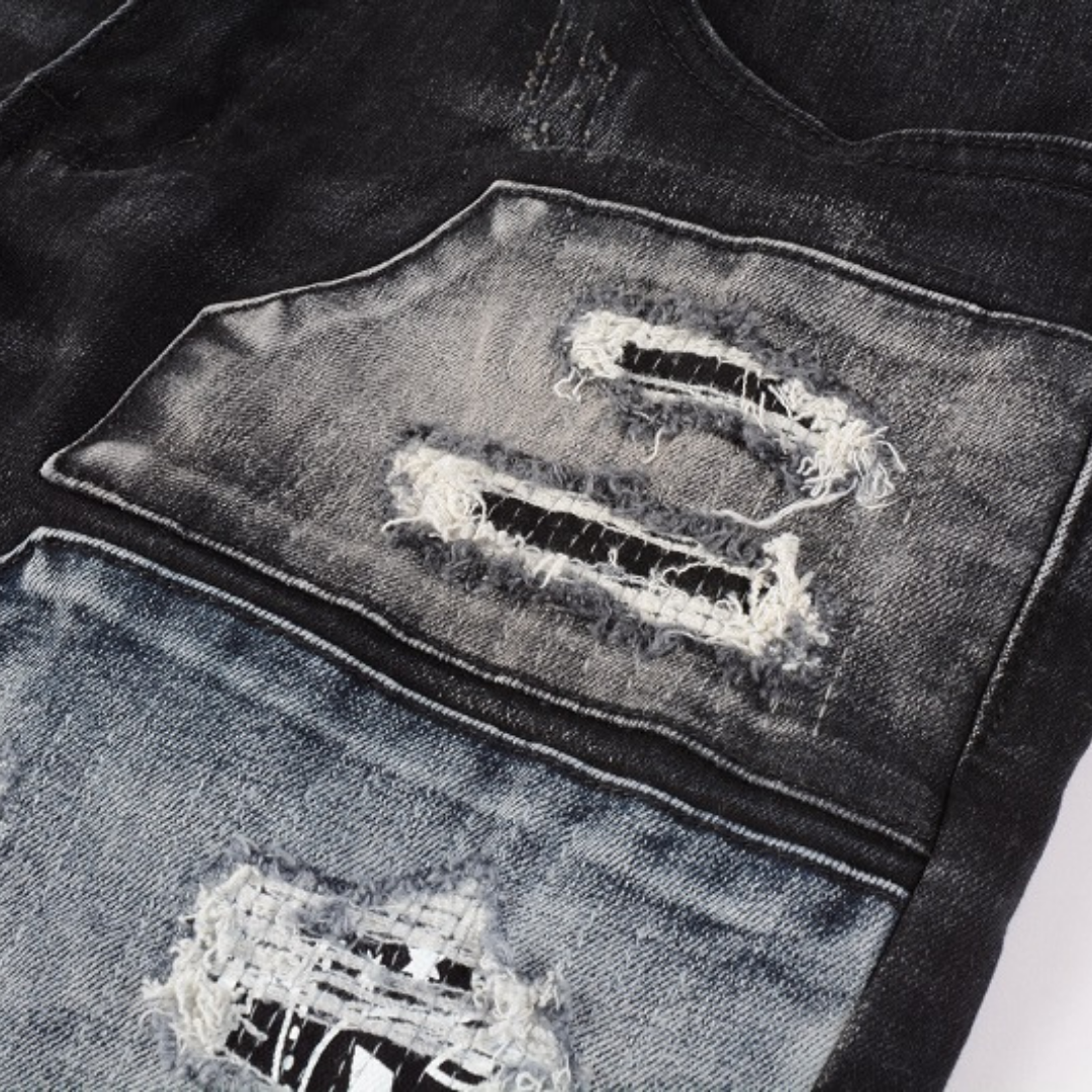 Amr Bandana Logo Jeans