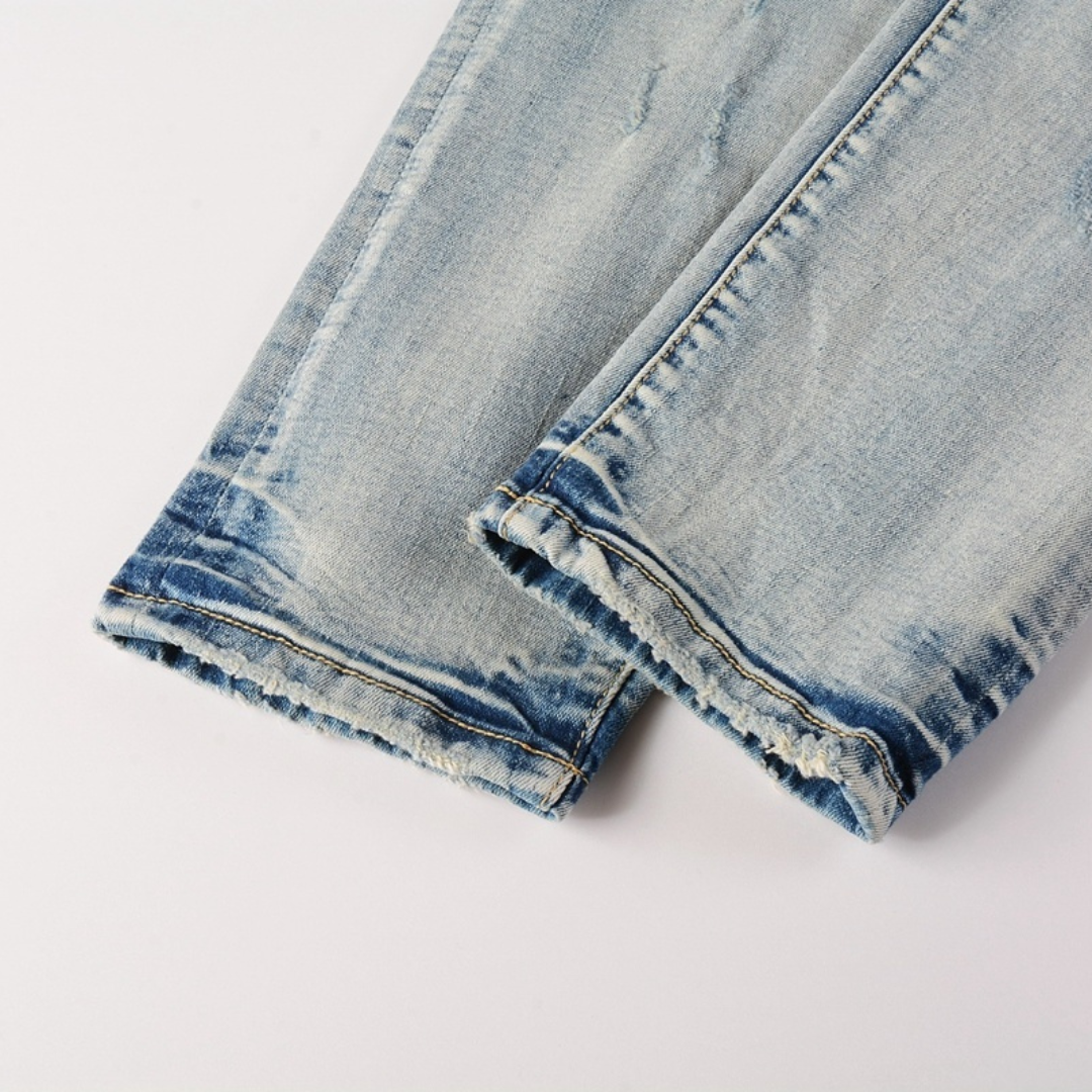 Purple Gradient Blue Jeans