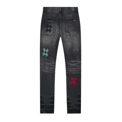 Amr Varsity Logo Jeans
