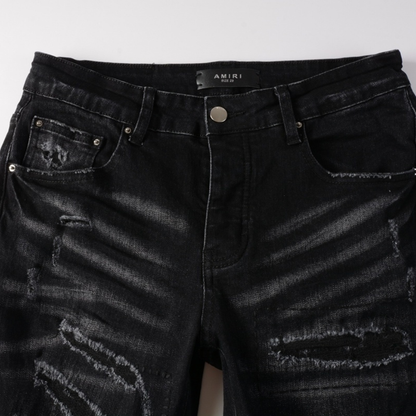 Amr M.A Bar Black Jeans