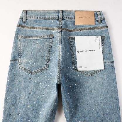 Purple Diamonds Blue Jeans