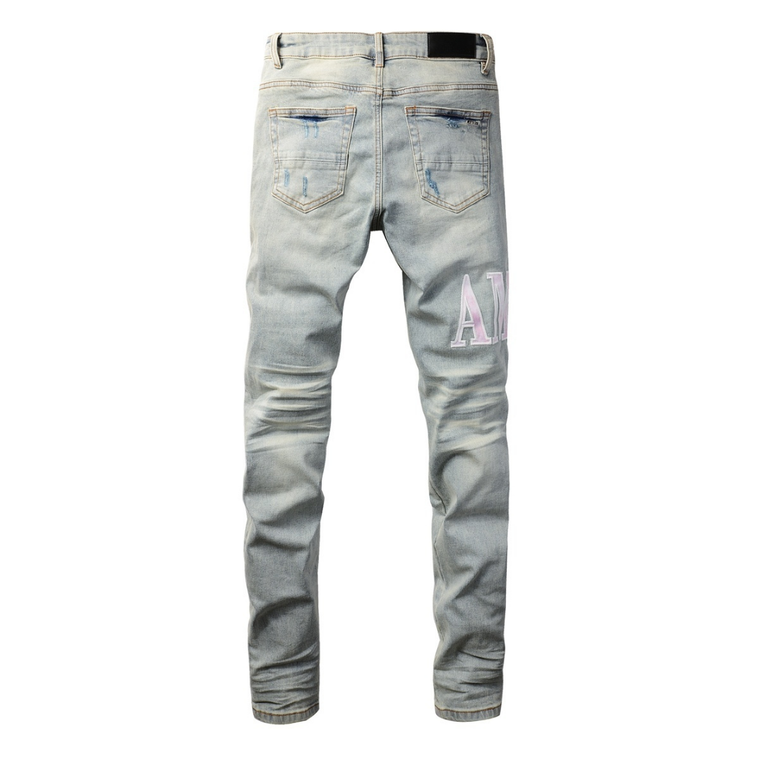 Amr Gradient Camo Jeans