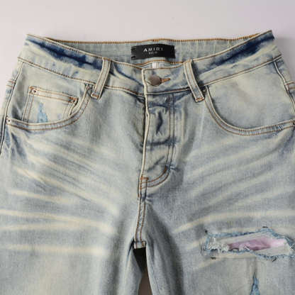 Amr Gradient Camo Jeans