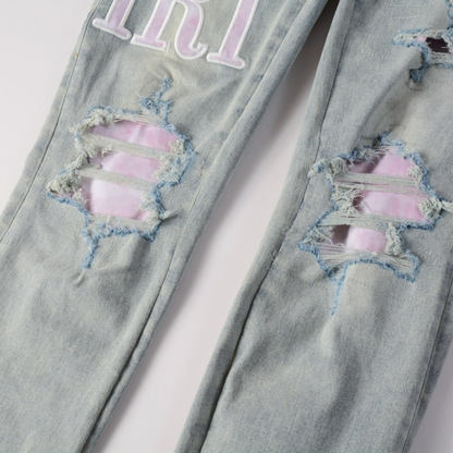 Amr Gradient Camo Jeans