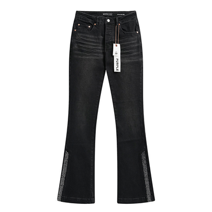 Purple Flared Jeans