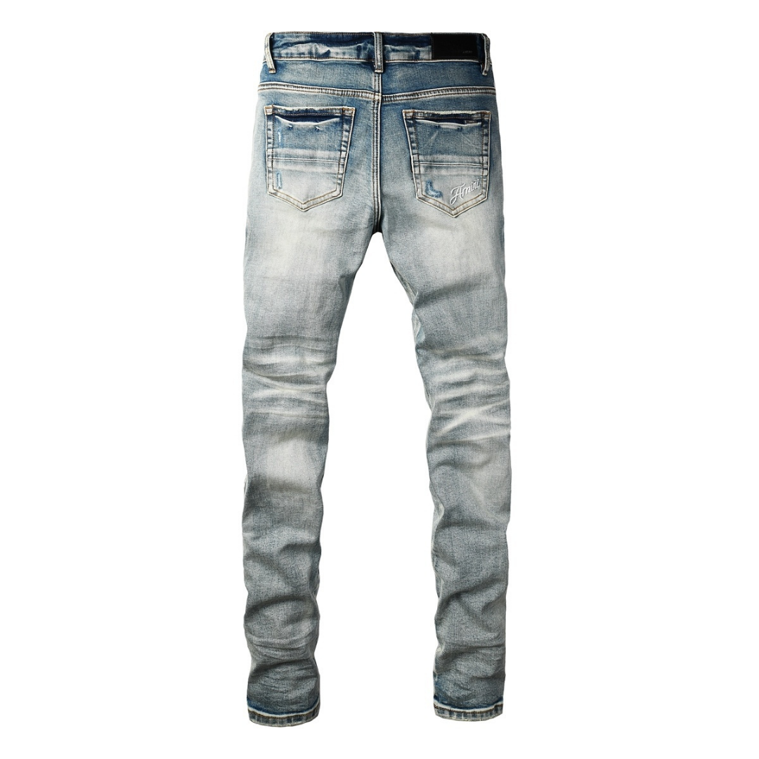Amr Gradient Bones Jeans