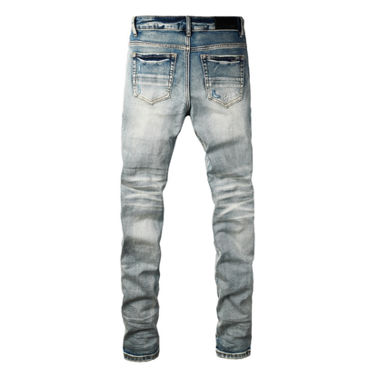 Amr Gradient Bones Jeans