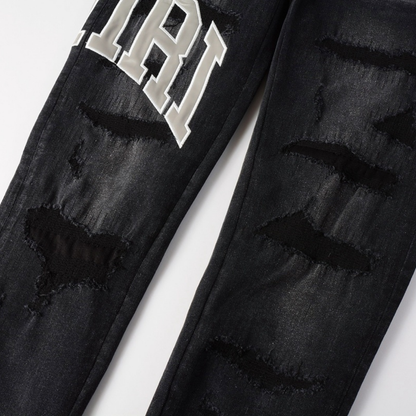 Amr Gradient Camo Jeans