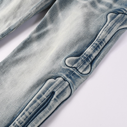 Amr Gradient Bones Jeans
