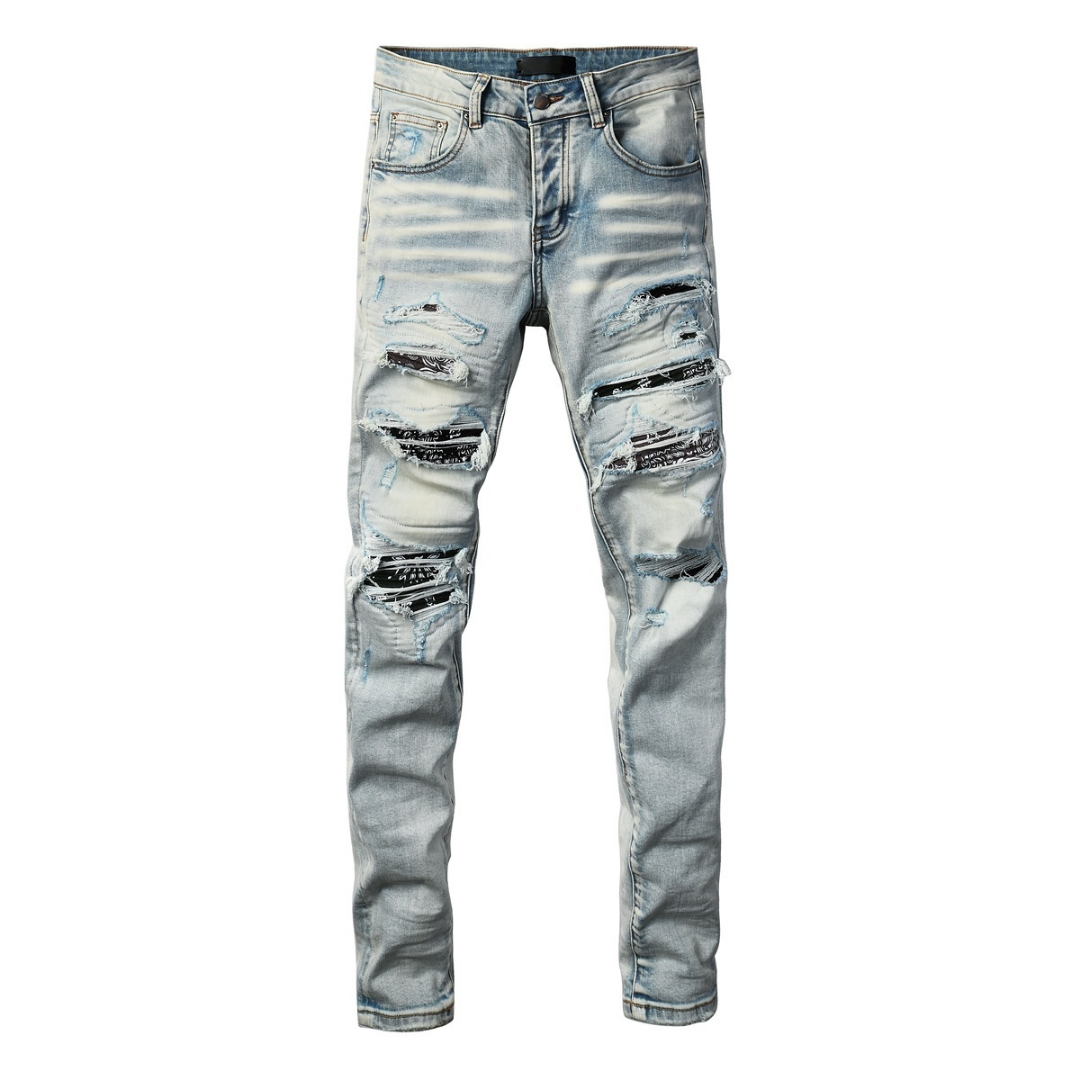 Amr Bandana Patch Jeans