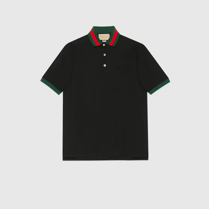 "GG" Polo Cotton