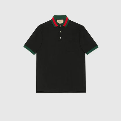 "GG" Polo Cotton