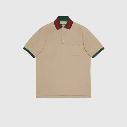 "GG" Polo Cotton