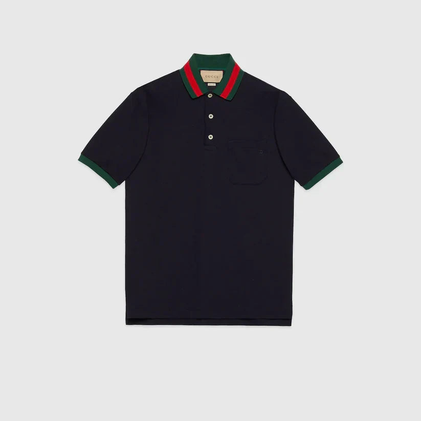 "GG" Polo Cotton