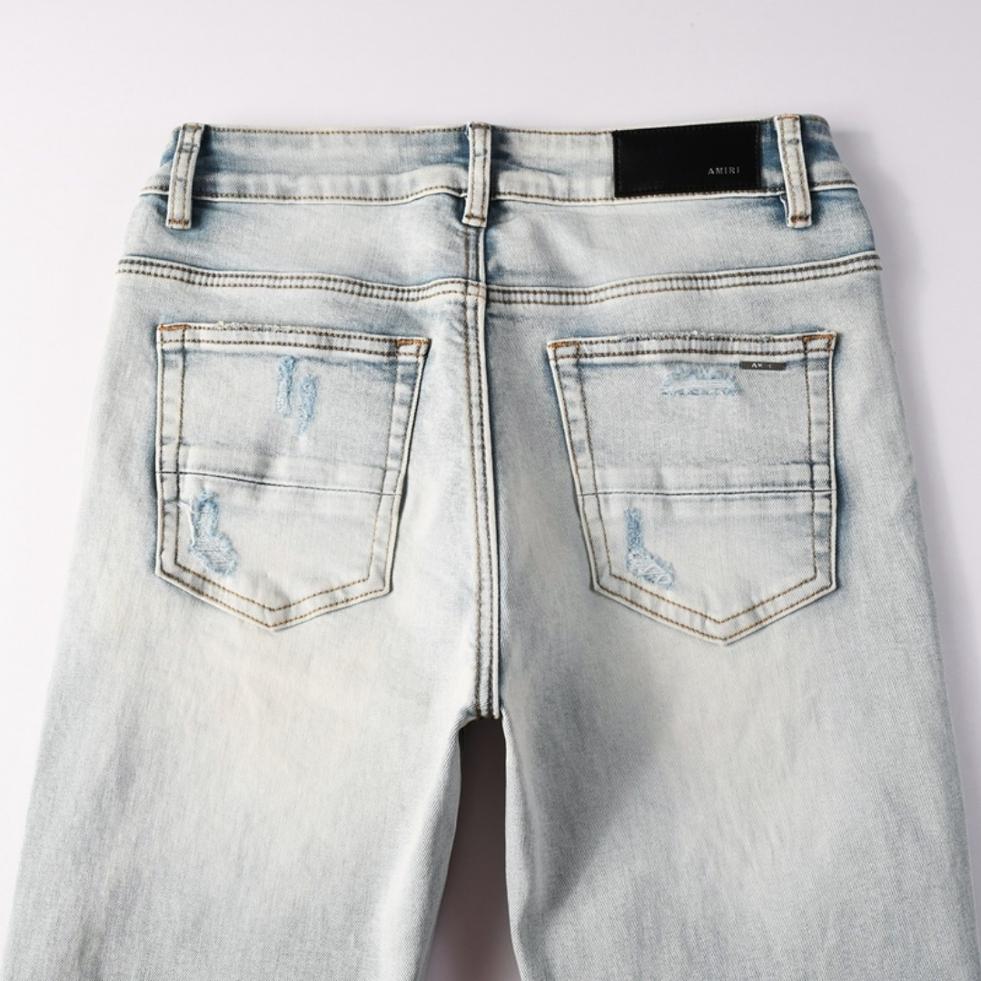 Amr Bandana Patch Jeans