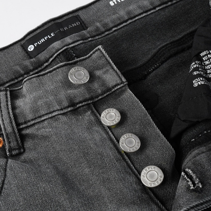 Purple Grey Diamonds Jeans