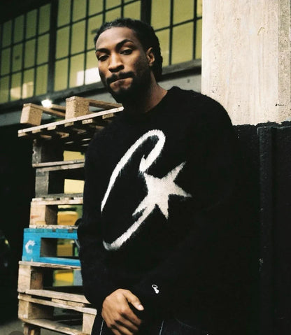 "CRTZ" Mohair Black