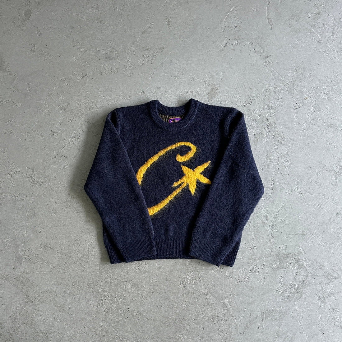 "CRTZ" Mohair Dark Blue