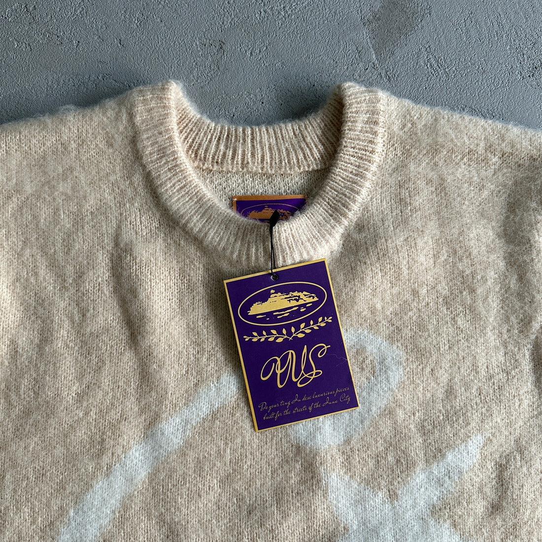 "CRTZ" Mohair Beige