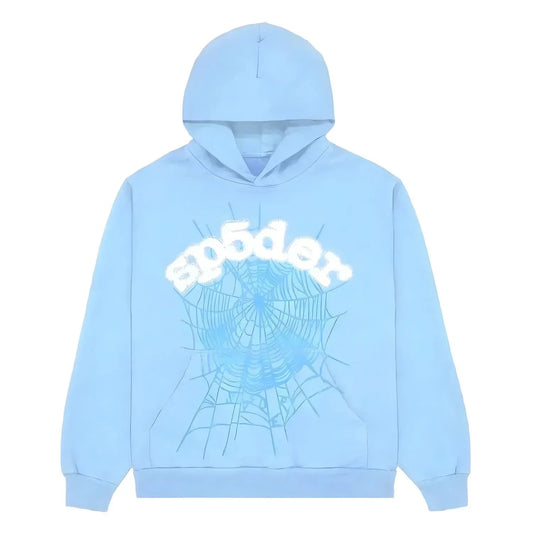 "Sp5der-Hoodie" Babyblue