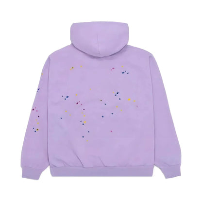 "Sp5der-Hoodie" Lila
