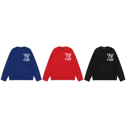 "LV" Designer Stickpulli