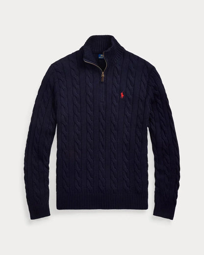 "RL" Knit Halfzip