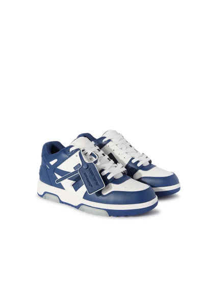 "Off-Sneaker" Blue and White