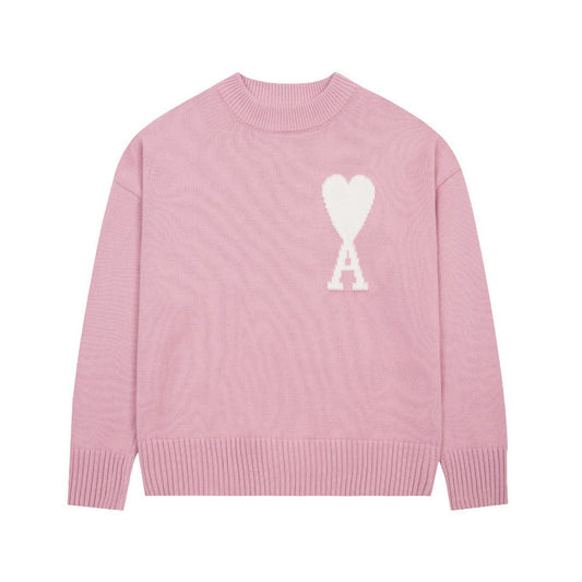 "Heart" Sweater Rose (UNISEX)