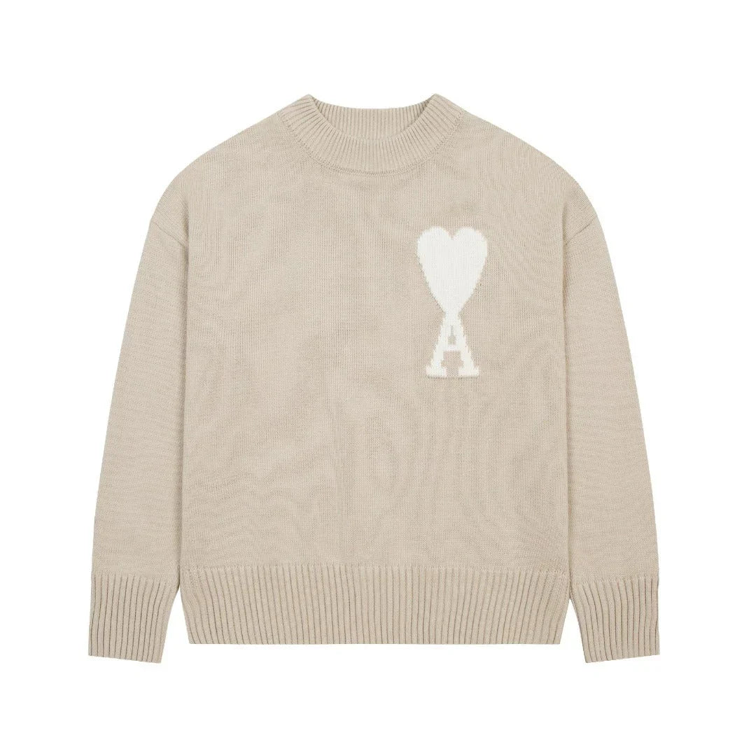 "Heart" Sweater Cream (UNISEX)