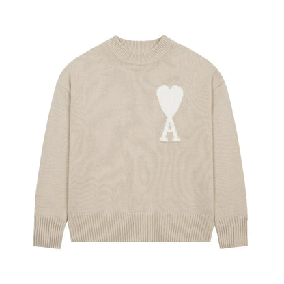 "Heart" Sweater Cream (UNISEX)